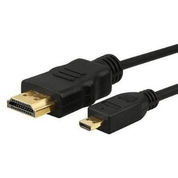 Cabo Micro Hdmi Macho X Hdmi Macho Gold 3m