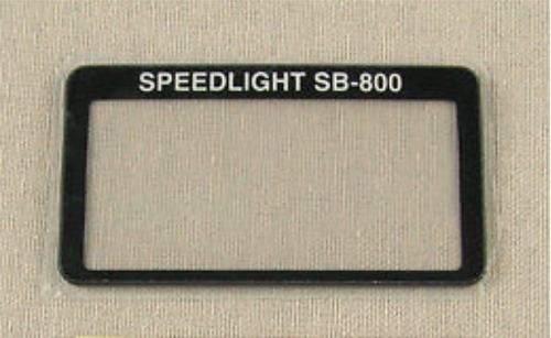 Vidro Do Lcd Do Flash Nikon Sb-800